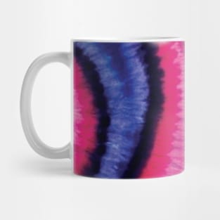 Wavy Wig Wag Pink Purple Navy Tie Dye Mug